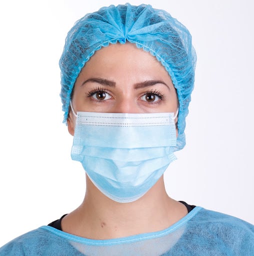 Surgical Protective Face Masks, 3-Ply [50 pcs / box] - Blue
